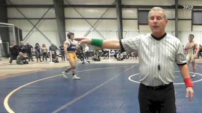 174 lbs Round Of 16 - Liam Meeker, Trinity vs Nicholas Baccala, Western New England