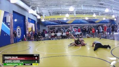 120 lbs Quarterfinal - Andres Linares, Palmetto Bay Wrestling Club vs Mason Zalud, Florida Scorpions Wrestling Cl