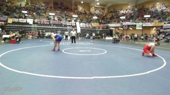 215 lbs Champ. Round 1 - Trentt Gardner, Belleville-Republic County HS vs Raydn Martin, Caney Valley HS