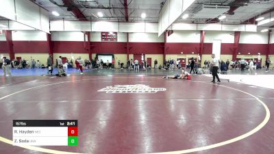 157 lbs Final - Rocco Hayden, New England College vs Zach Soda, Unattached