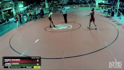 113 lbs Quarterfinal - Marco Romero, Elko vs James Choato, Eldorado