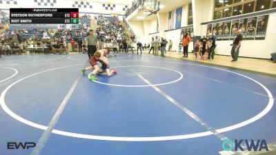80 lbs Consi Of 8 #2 - Stetson Rutherford, Grove Takedown Club vs Riot Smith, Cleveland Takedown