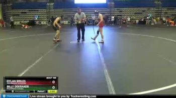 120 lbs Quarterfinal - Billy Dekraker, McDonogh School vs Dylan Briles, Archbishop Spalding