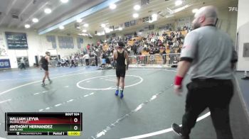 106 lbs Cons. Semi - Anthony Hernandez, Santa Ana vs William Leyva, Paloma Valley