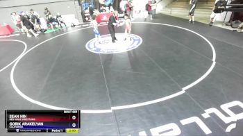 77 lbs 1st Place Match - Sean Hin, Red Wave Wrestling vs Gorik Arakelyan, California