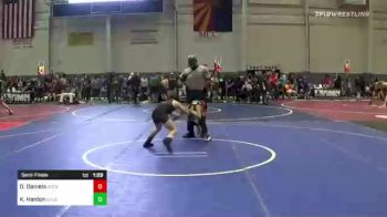 82 lbs Semifinal - David Daniels, SoCal Grappling vs Kayden Hanlon, Gold Rush WC