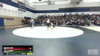 160 lbs Quarterfinal - Evan Henry, Deer Park vs Talon Cate, Omak