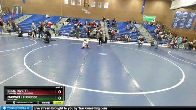 42-43 lbs Round 1 - Broc Rivetti, Charger Wrestling Club vs Maxwell Eldridge, Westlake