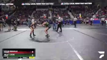 97 lbs 3rd Place Match - Miley Locke, Bobcat vs Mylee Renville, Augusta