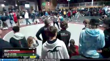 132 lbs Champ. Round 2 - Kaleb Jacobs, Lake City High School vs Bryan Dickerson, Orting
