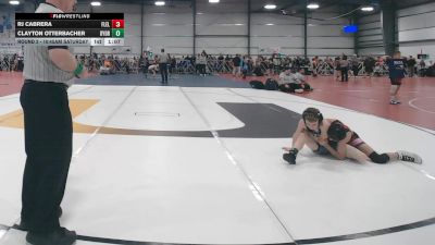 76 lbs Round 2 - 10:45am Saturday - Clayton Otterbacher, Dynasty Death Row vs Rj Cabrera, Florida Elite