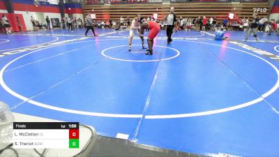 215 lbs Final - Lathan McClellan, Tulsa Union vs Slade Theriot, Berryhill High School