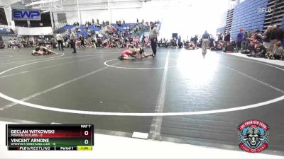 84 lbs Round 3 (4 Team) - Declan Witkowski, Missouri Outlaws vs Vincent Arnone, OpenMats Wrestling Club