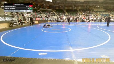 43 lbs 5th Place - Isaiah Zapata, Betterman Elite vs Philip Reimer, Team Nazar