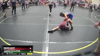 85 lbs Quarterfinal - Mason Gantt, Ninety Six Wrestling vs Andrew McAllister, Cane Bay Cobras