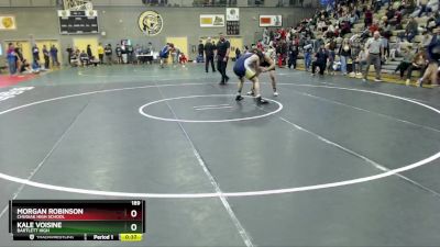 189 lbs Cons. Semi - Kale Voisine, Bartlett High vs MORGAN ROBINSON, Chugiak High School