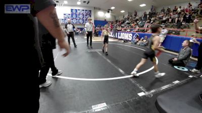 55-58 lbs Rr Rnd 2 - Juliette Rosas, OKC Saints Wrestling vs Cash Worthy, Chandler Takedown Club