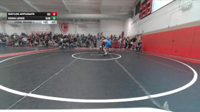 144 lbs Cons. Round 1 - Kenai Lewis, Bloomfield vs Waylon Applegate, Basalt