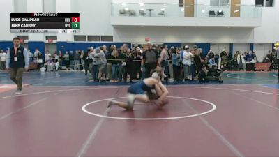 138 lbs Cons. Round 2 - Jake Causey, Wyoming Seminary vs Luke Galipeau, Northfield Mt Hermon