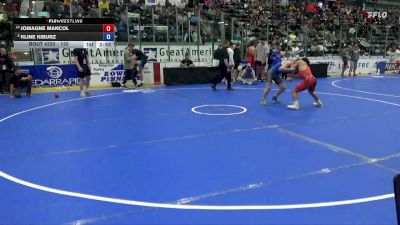 120 lbs Cons. Quarters - Jomagne Mancol vs Kline Kiburz
