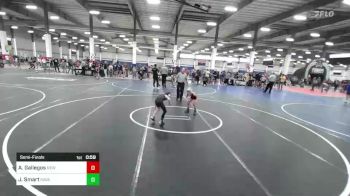 62 lbs Semifinal - Asic Gallegos, New Mexico vs Jordy Smart, Ravage