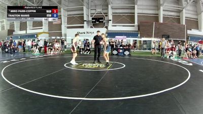 100 lbs Champ. Round 2 - Miro Parr-Coffin, Washington vs Traeton Manis, Utah