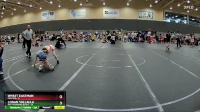 60 lbs Round 1 (6 Team) - Logan Vallalla, Mat Assassins Black vs Wyatt Eastman, Cali Red