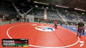 98 lbs 5th Place Match - Briggs Gardner, Saratoga Wrestling Club vs Rylan Gambler, Riverton USA Wrestling