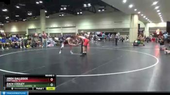 145 lbs Round 3 (10 Team) - Jireh Gallegos, Iowa Gables vs Zach Cooley, Nebraska Hawaiian Hammers