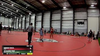 165 lbs Cons. Semi - Ryeanne Fink, Red Hawk Wrestling Academy vs Zeniah Baca, HWA