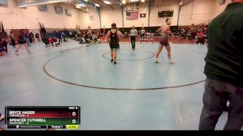 190 lbs Round 1 (10 Team) - Spencer Cuthrell, Moorcroft vs Bryce Hager, Torrington