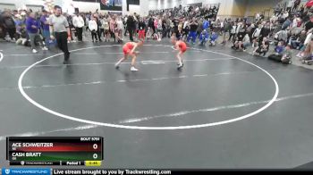77 lbs Cons. Round 4 - Ace Schweitzer, NE vs Cash Bratt, OK