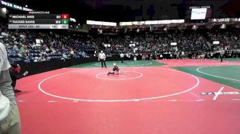 58 lbs Cons. Round 1 - Tucker Davis, WEWA vs Michael Dies, BKV1