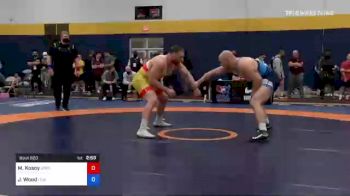 125 kg Semifinal - Michael Kosoy, Oregon vs Jordan Wood, Lehigh Valley Wrestling Club