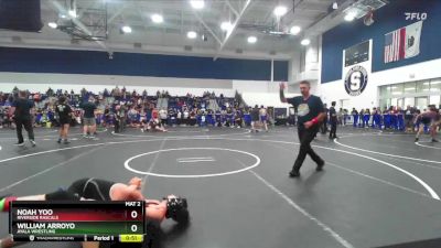 126 lbs Cons. Round 2 - William Arroyo, Ayala Wrestling vs Noah Yoo, Riverside Rascals