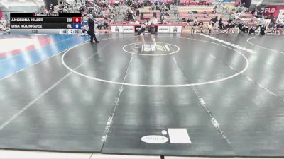 138 lbs Round 3 (12 Team) - Angelina Hiller, East Stroudsburg University vs Lina Rodriguez, Felician