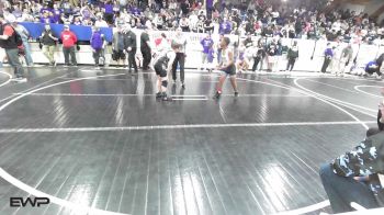110 lbs Consolation - Mal'akhi Tillis, Pittbull Wrestling Academy vs Able Jones, Mannford Pirate Youth Wrestling
