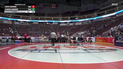 160 lbs Consi 1 - Keith Barker, Southern Lehigh vs Aaron Andrew, Palmyra