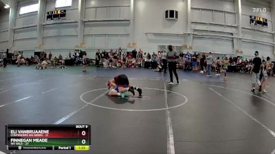 110 lbs Round 3 (8 Team) - Finnegan Meade, WV Wild vs Eli Vanbruaaene, Contenders WA Green