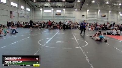 138 lbs Round 3 (6 Team) - Evan Protopapa, Youngstown Elite vs Pedro Arapiraca, Capital City WC