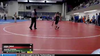 115 lbs Semis & 1st Wrestleback (8 Team) - Aiden Trenz, Becker vs Mason Stoppel, Fulda/Murray County Central