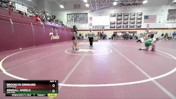 190 lbs Quarterfinal - Kendall Angelo, OAK PARK vs Brooklyn Drinkard, SMITHVILLE