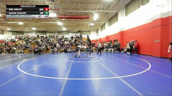 138 lbs Quarterfinal - Ben Smiley, Souhegan vs Jacob Coulon, Bow