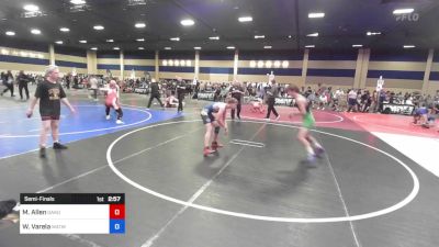 137 kg Semifinal - Micah Allen, Oakdale WC vs Wilber Varela, MatMonsters