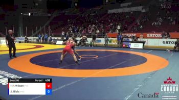60kg Cons. Round 2 - Philip Wilson, Matmen WC (Mississauga) vs Jordan Blais, WAMMA Next Gen WC