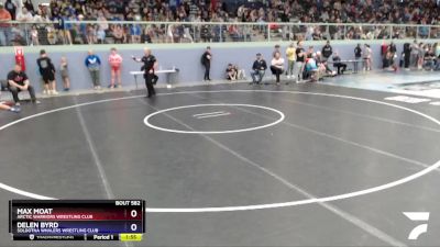 160 lbs Round 2 - Delen Byrd, Soldotna Whalers Wrestling Club vs Max Moat, Arctic Warriors Wrestling Club