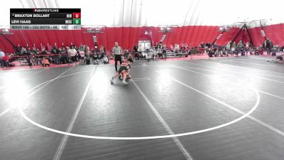 12U Boys - 98 lbs Quarters - Levi Haag, Wisconsin vs Braxton Bollant, RT Elite Wrestling