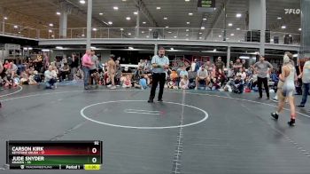 92 lbs Round 7 (8 Team) - Jude Snyder, Kraken vs Carson Kirk, Keystone Krush