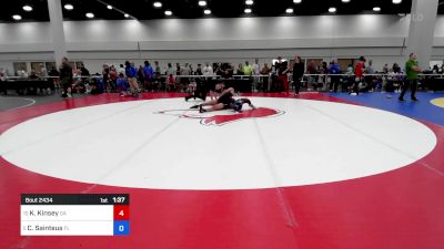150 lbs C-8 #2 - Keegan Kinsey, Georgia vs Charly Sainteus, Florida
