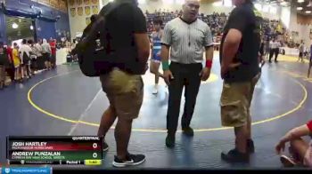 106 lbs Quarterfinal - Josh Hartley, Palm Harbor Hurricanes vs Andrew Punzalan, Cypress Bay High School Wrestl